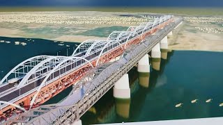 Varanasi New Double Decker Bridge| Varanasi New Rail Cum Road Six Lane Ganga Bridge #varanasi #anish
