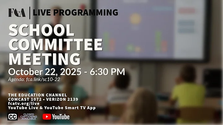 Foxborough School Committee Meeting 10/22/25