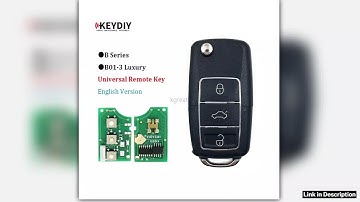 5pcs Keydiy KD B01 B013 Luxury Universal Car Remote Key 3 Buttons Smart Key Remote Control for