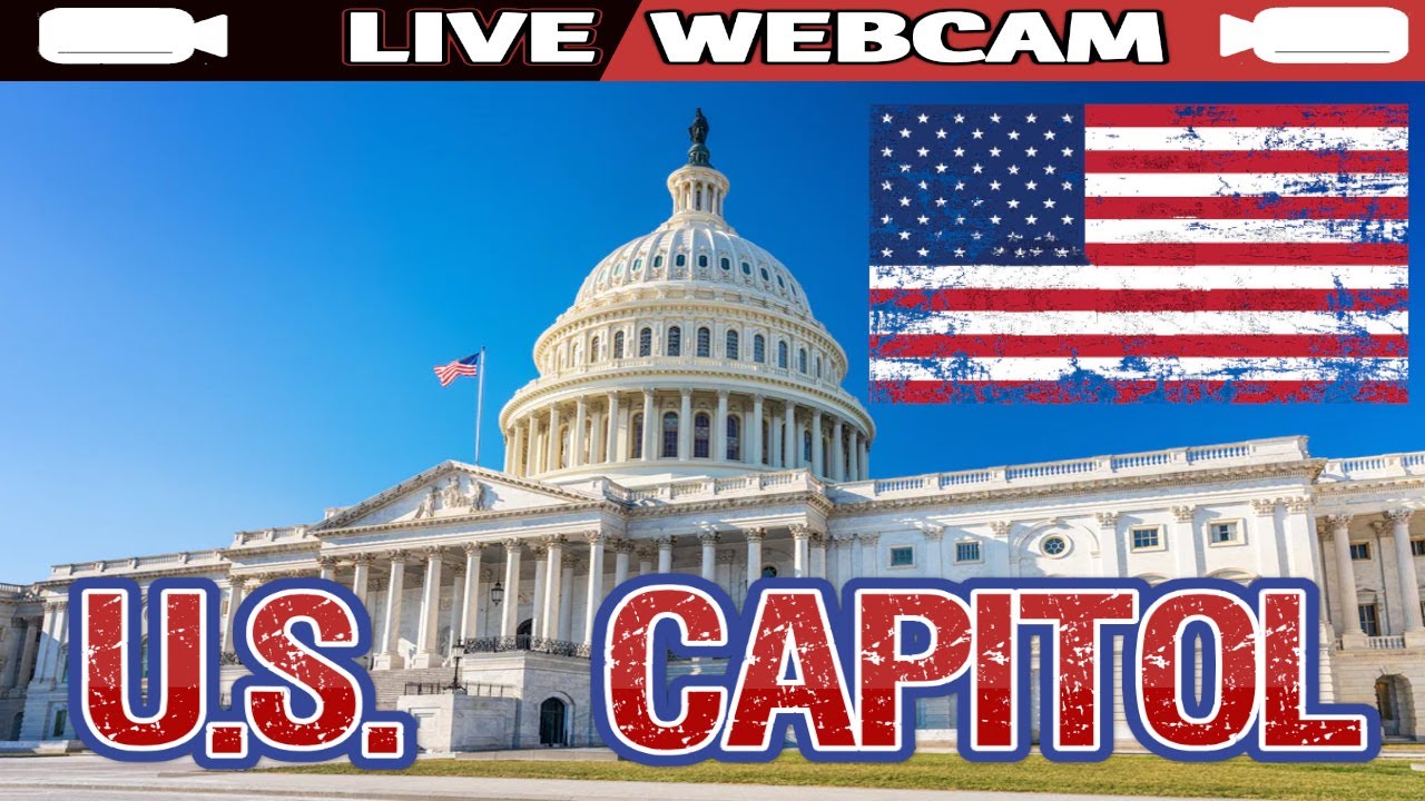 🔴🅻🅸🆅🅴🔴U.S.  CAPITOL Webcam 🏙 Washington DC