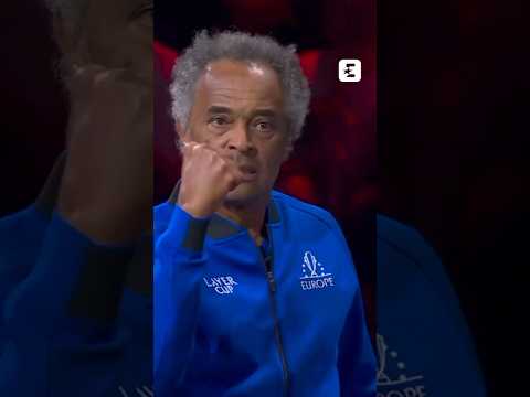 😅 "Tu veux que je fasse une crise cardiaque" échange sympa entre Yannick Noah et Jakub Mensik