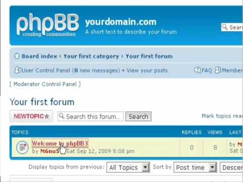 شرح تفعيل الرد السريع في phpBB 3.0.6