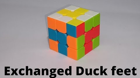 Make Exchanged duck feet on Rubik
