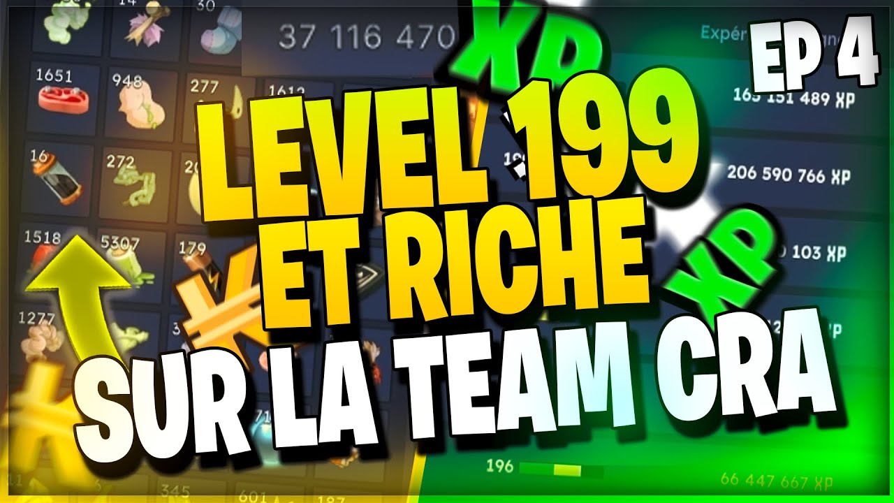 LA TEAM CRA ME REND RICHE SUR DOFUS ! EP 4 ! UP LVL 199-200 !