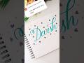 Art viral shorttrending viralbrush sushmarts calligraphy using brushpen