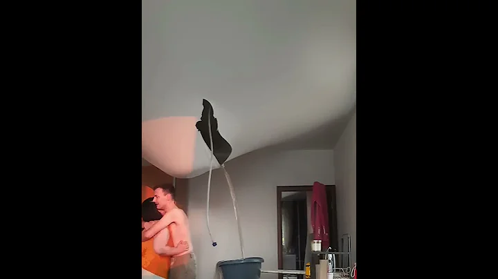 Leaky Roof Turns Room Into Waterfall || ViralHog - DayDayNews