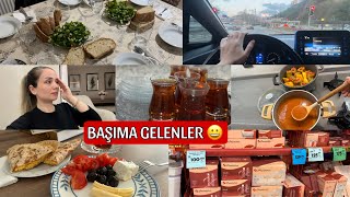 YEMEĞE ANNEME GİTTİM😍KEKİN BAŞINA GELENE BAKIN😬ÜZÜLDÜM😞TELEFON GİTTİ SANDIM‼️ŞOK AKTÜEL✅KAHVALTIM