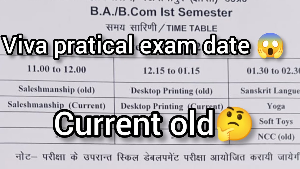 Bu jhansi practical viva date 2025 | bu jhansi viva exam date 2025 | Nitesh the golden note