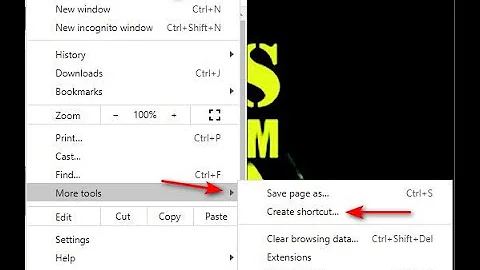 How to Create a Google Chrome Bookmark Desktop Shortcut