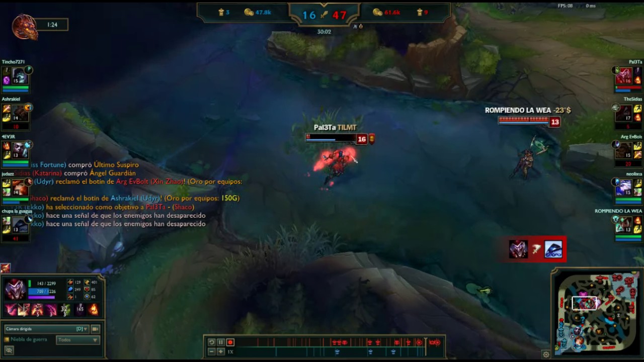 Cajita op shaco top build pink ward