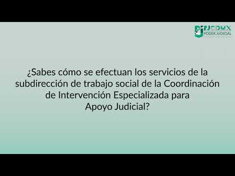 Conoce los Servicios de la Subdirección de Trabajo Social | PJCDMX