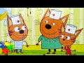 Три Кота и Игра в Доктора - Собираем пазлы для детей от 3 лет с героями мультика Три Кота