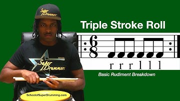 BASIC FOR DRUMMERS | Triple Stroke Roll Breakdown