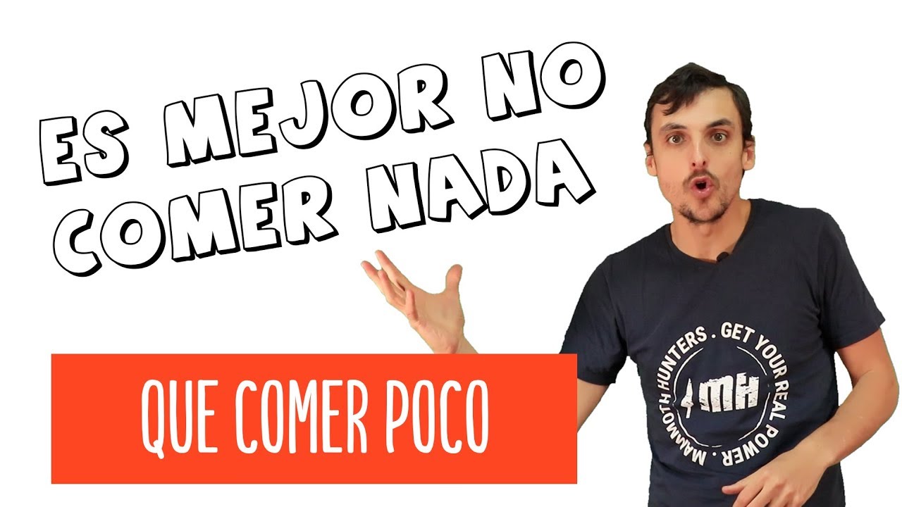 Es mejor no comer que comer poco - Ayuno intermitente #2 - YouTube