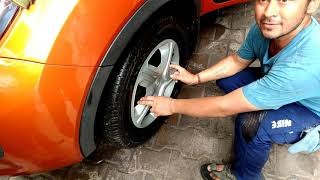 How to remove car wheel cap or cover quick easy trick|Tata Nexon XMA (AMT) wheel cover or cap remove