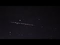 Спутники Starlink в небе над Уралом 26 мая 2019 года