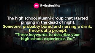 The high school alumni group chat started pinging in the dead of night...
