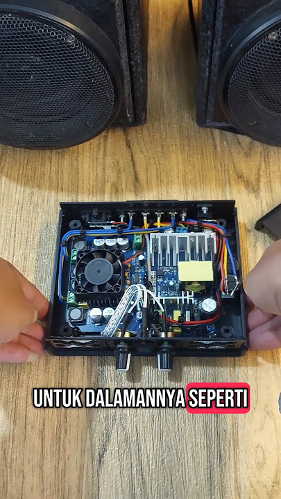 Power amplifier mini model build-up smps class d TPA3116D2 #powerminiatur #tpa3116d2 #classd