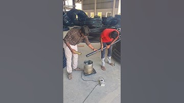 join ms hose caller to HDPE pipe #hdpe #tamil #Coimbatore