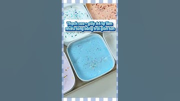 Làm tảng giòn tan và đồ bóp xả stress bằng thạch cao 🩵 #handmade  #shortvideo #funny #slime
