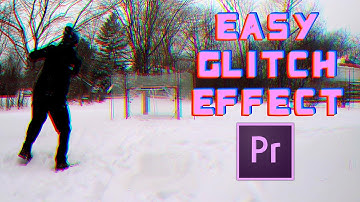 How to make an EASY GLITCH effect in Adobe Premiere Pro Tutorial