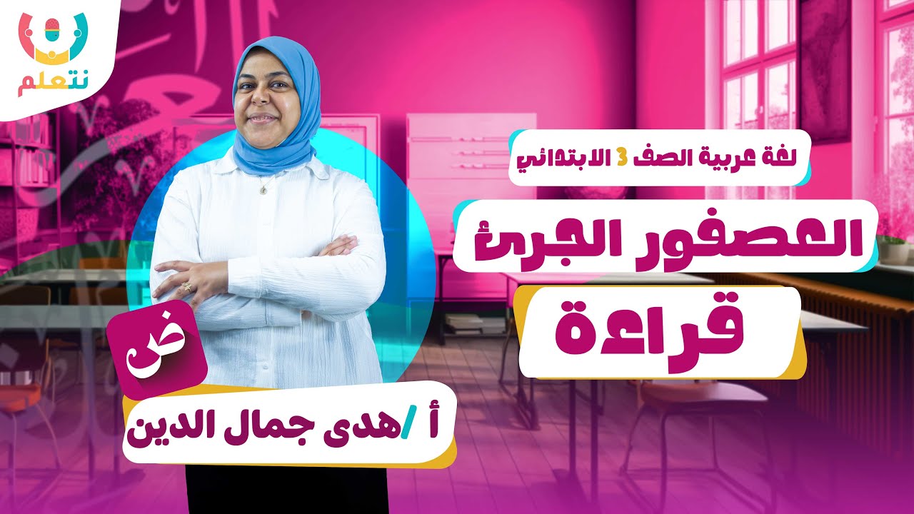 لغة عربية للصف الثالث الابتدائى الترم الاول | العصفورة تبني عشها الصف الثالث | 2026 🎉💪