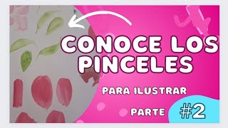 USO de los PINCELES para ILUSTRAR/USING BRUSHES to ILLUSTRATE 🎨🖌#artecolombiano