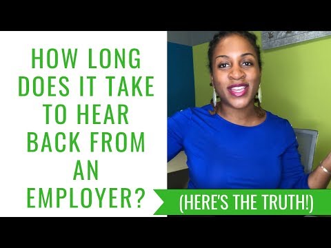 Video: Hvor Lang Tid Tar Det å Komme Inn På Arbeidsutvekslingen