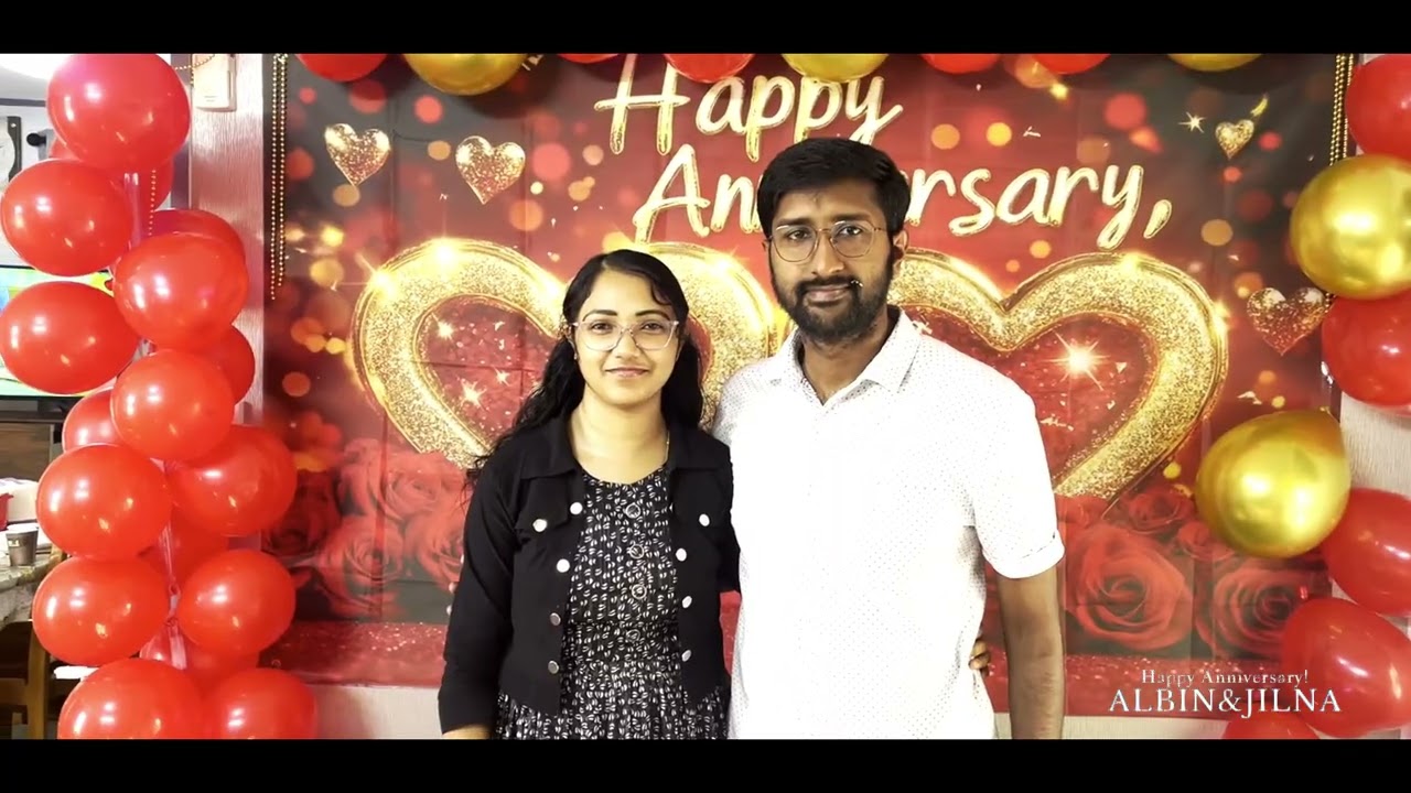 Albin & Jilna Wedding Anniversary