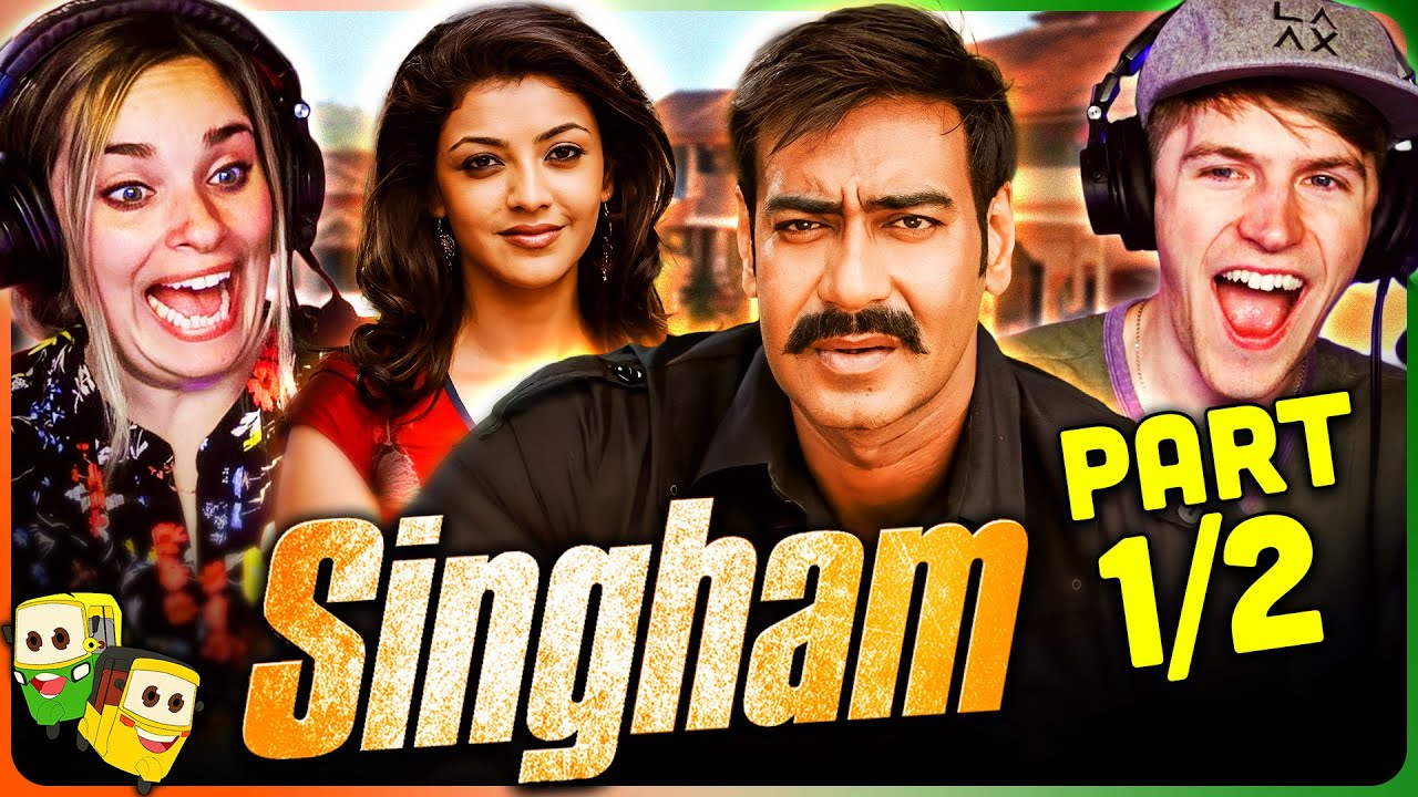 SINGHAM Movie Reaction Part 1/2! | Ajay Devgan | Prakash Raj | Kajal Aggarwal
