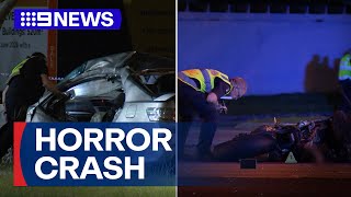 Two killed in horror smash in Melbourne’s south-east | 9 News Australia