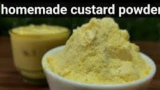 homemade custard powder recipe
