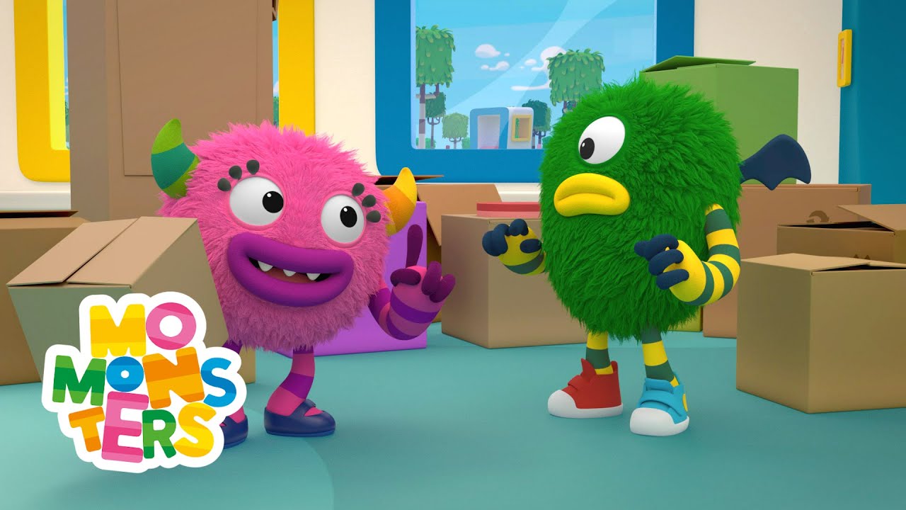 Caixas de Cartão - vídeos educativos Momonsters