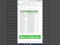 Tracking Attendance
