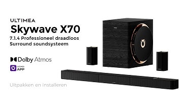 NL- Skywave X70 Soundbar Unboxing and Operation Tutorial Video