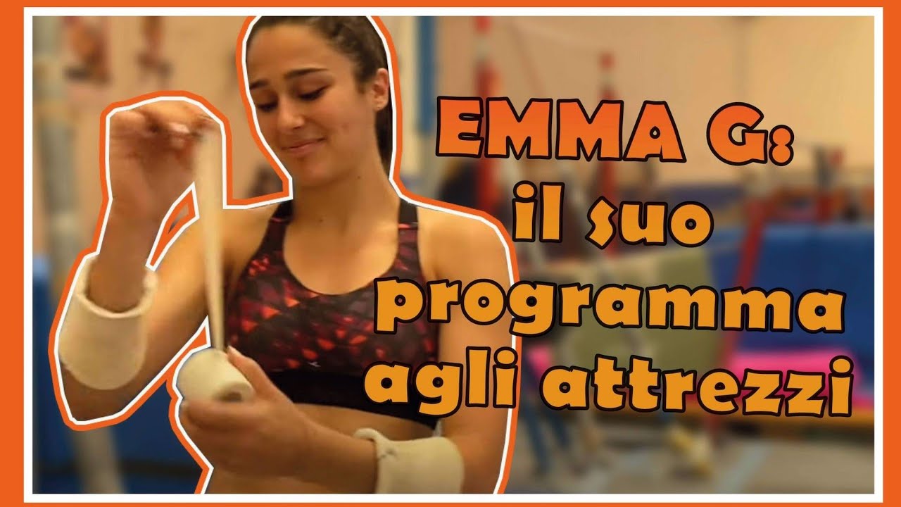EMMA GRISETTI IL SUO PROGRAMMA AGLI ATTREZZI AL 1 LUGLIO 2021 ginnastica artistica CSB