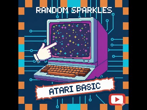 Creating random sparkles in ATARI BASIC #demo #atari #basic