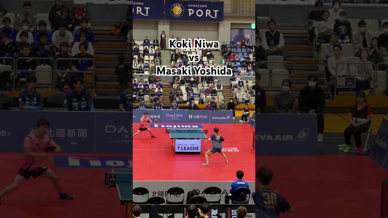 Koki Niwa vs Masaki Yoshida in Japan T.League