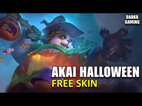 Akai Halloween Skin First Look | Free Skin | Mobile Legends @DarkBGaming