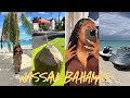 TRAVEL VLOG: Nassau Bahamas 🇧🇸 | Baha Mar Resort, Beautiful Beaches, Trying Foods, Relaxing &amp; more