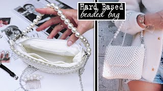 ABSOLUTELY TREND 2022 DIY LUXURY BEADED ZIP BAG TUTORIAL 👜 Hard Based