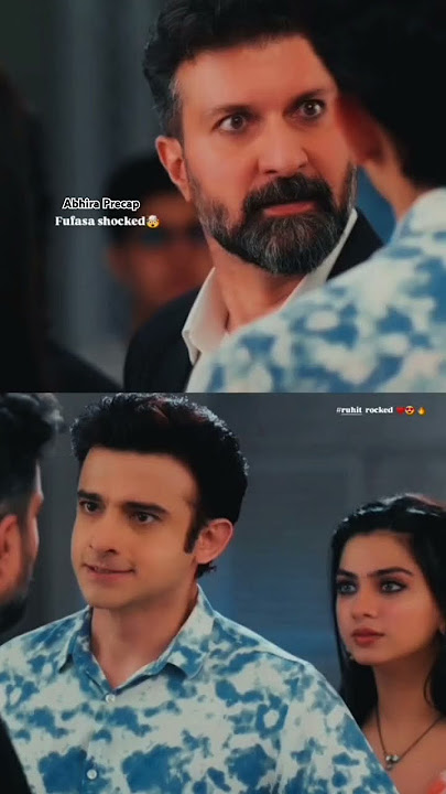 #attitude : 😳Fufasa shocked 😱#RoohiRohit rocked #attitudestatus #yrkkh #viralshorts #2025 #Abhira