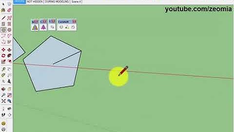 Sketchup | How to make Triangle and polygons in Sketchp | Control Number of Sides of a Surface