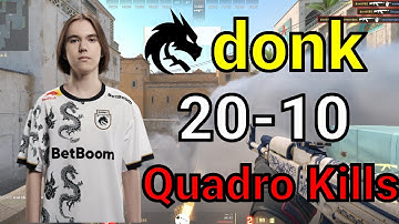 CS2 donk pov Faceit Dust2 (20-10) Triple Kills! & Quadro Kills | 2024/06/28 | #cs2 #csgo