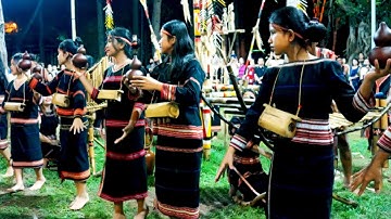 Bản giao hưởng hợp tấu nhạc cụ tre nứa Tây nguyên vào trận |  DI SẢN VĂN HÓA