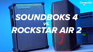 Soundboks 4 vs Teufel. Rockstar Air 2: Bluetooth-Lautsprecher im Stand-Off