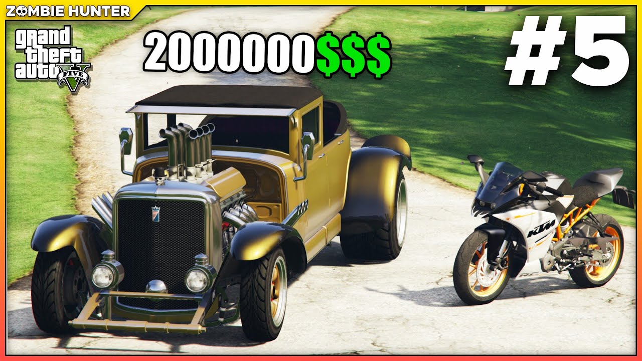 GTA V 5 2000000💲 CAR DEALING ZOMBIE HUNTER YouTube
