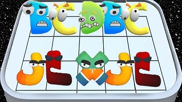 Max Level In Merge ABC Letter Run Battle Vs Alphabet Run ABC Letter Go (Alphabet Games)