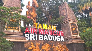 Sri Baduga Fountain Park Purwakarta, a Clean City in West Java