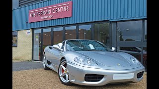 Sports Performance Ferrari 360 Spider F1 - Kent High Performance Cars